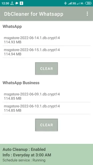 DbCleaner for Whatsapp